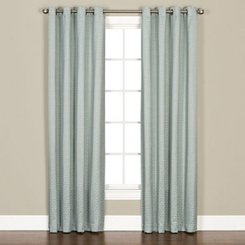 Sacai Light-Filtering Grommet Top Single Curtain Panel