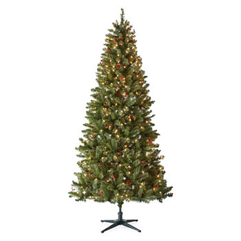 Christmas Christmas Trees Holiday Decor For The Home - JCPenney 7 1/2 Foot Woodbury Balsam Pre-Decorated Christmas Tree - Christmas Christmas Trees Holiday Decor For The Home - JCPenney