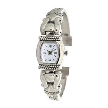 Olivia Pratt Womens Silver Tone Bracelet Watch A916937silver