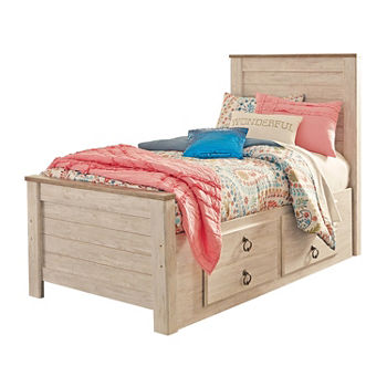 Signature Design by Ashley® Smithfield Twin Bed with Drawer Storage
