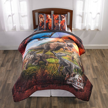 Universal Jurassic World Reversible Comforter Set