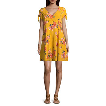 Fl Yellow Dresses For Women Jcpenney Only At Jcp Yellow Fl