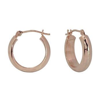 10K Gold 15mm Hoop Earrings