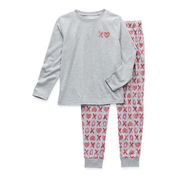 Valentine'S Day Little & Big Unisex 2-pc. Pajama Set