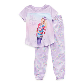 Little & Big Girls 2-pc. JoJo Siwa Pant Pajama Set