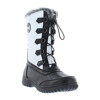 Totes Womens Alexis Waterproof Winter Boots Flat Heel