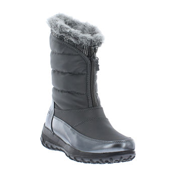 Totes Womens Reena Waterproof Winter Boots Flat Heel