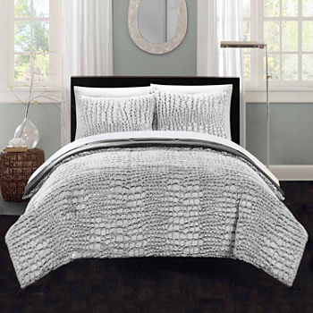 Chic Home Alligator 7-pc. Midweight Reversible Comforter Set