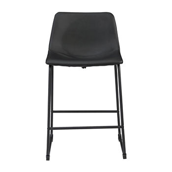 Signature Design by Ashley Collins 2-pc. Counter Height Upholstered Bar Stool