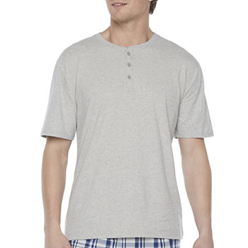 Stafford Super Soft Mens Pajama Top Short Sleeve