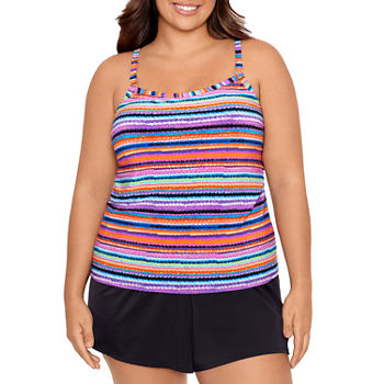 Trimshaper Plus Size Swimsuits & Cover-ups for Women - JCPenney