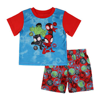 Toddler Boys 2-pc. Avengers Marvel Shorts Pajama Set
