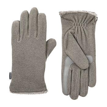 Isotoner Recycled Stretch Water Repellent With Touchscreen Technology Cold Weather Gloves