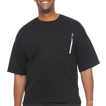 Sports Illustrated Big Mens Crew Neck Short Sleeve Moisture Wicking Pocket T-Shirt