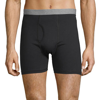 Stafford Dry + Cool Mens 4 Pack Boxer Briefs Big