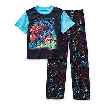 Disney Little & Big Boys 2-pc. Avengers Pant Pajama Set