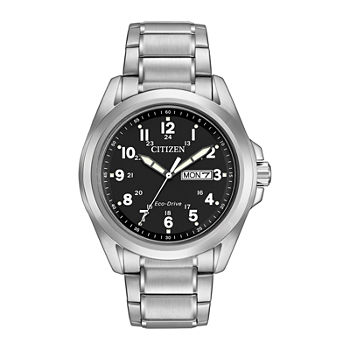 Citizen Chandler Mens Silver Tone Stainless Steel Bracelet Watch Aw0050-82e