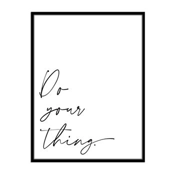 19x25 Do Your Thing Wall Art