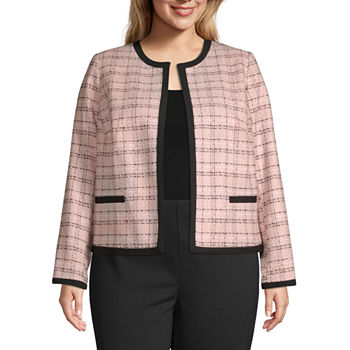 Liz Claiborne Tweed Jacket - Plus
