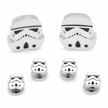 Star Wars® Storm Trooper Stud & Cuff Links Gift Set