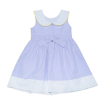 Blueberi Boulevard Baby Girls Sleeveless Fit + Flare Dress