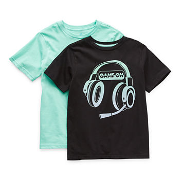 Thereabouts Little & Big Boys 2-pc. Crew Neck Short Sleeve Graphic T-Shirt