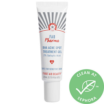First Aid Beauty FAB Pharma BHA Acne Spot Treatment Gel 2% Salicylic Acid