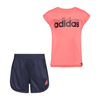 Adidas Toddler Girls 2-pc. Short Set