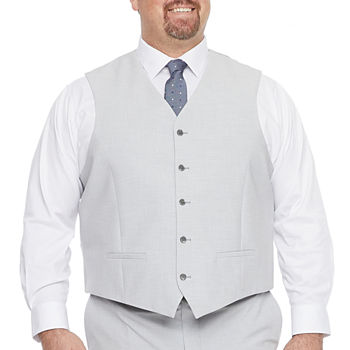 JF J.Ferrar 360 Mens Classic Fit Suit Vest - Big and Tall