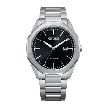 Citizen Corso Diamond Mens Silver Tone Stainless Steel Bracelet Watch Bm7490-52e