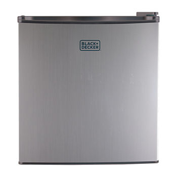 BLACK+DECKER 1.7-Cu. Ft. Compact Refrigerator - Stainless Steel