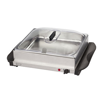 Betty Crocker 2-Station 2.5-Qt Stainless Steel Buffet Server and Warming Tray
