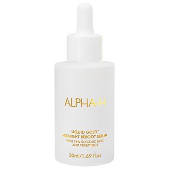 Alpha-H Liquid Gold Midnight Reboot Serum with 14% Glycolic Acid and Tripeptide-5