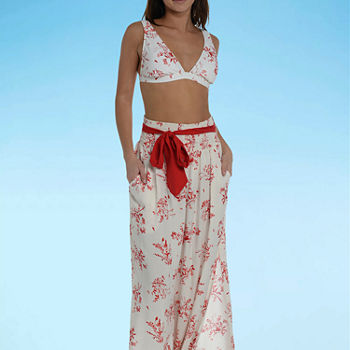 Mynah Toile Pants Swimsuit Cover-Up