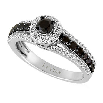 LIMITED QUANTITIES Le Vian Grand Sample Sale™ Blackberry Diamonds® & Vanilla Diamonds® Ring set in 14K Vanilla Gold®