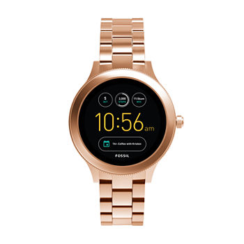 Fossil Smartwatches Gen 3 Womens Rose Goldtone Stainless Steel Smart Watch Ftw6000