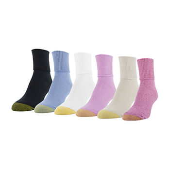 Gold Toe 6-pc. Turncuff Socks Womens