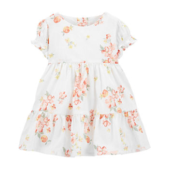 Oshkosh Baby Girls Short Sleeve Fitted Sleeve A-Line Dress