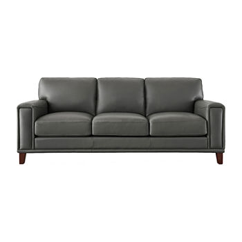 Hayward Track-Arm Leather Sofa