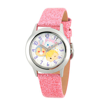 Disney Tsum Tsum Girls Pink Strap Watch Wds000121