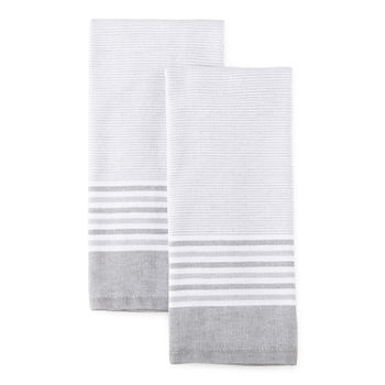 Cooks Haru Stripe Dual Purpose 2-pc Kitchen Towel