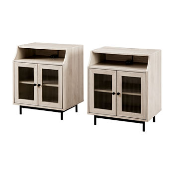 Laval 2-Drawer Nightstand-Set of 2