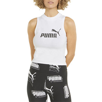 Puma Essentials Womens High Neck Sleeveless Tank Top
