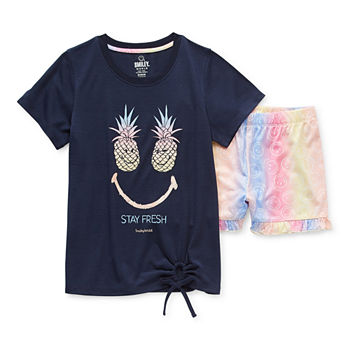 SmileyWorld Little & Big Girls 2-pc. Shorts Pajama Set