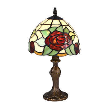 Dale Tiffany Flora Rose Desk Lamp