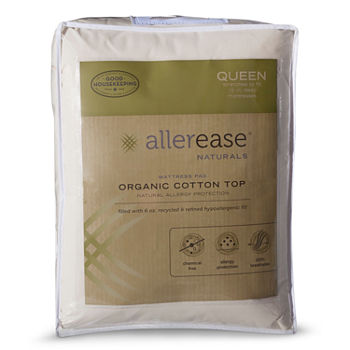 Allerease Naturals Cotton Top Mattress Pad