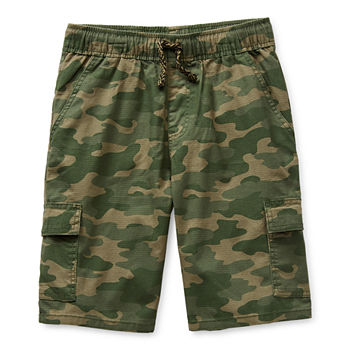 Thereabouts Ripstop Little & Big Boys Stretch Fabric Cargo Short