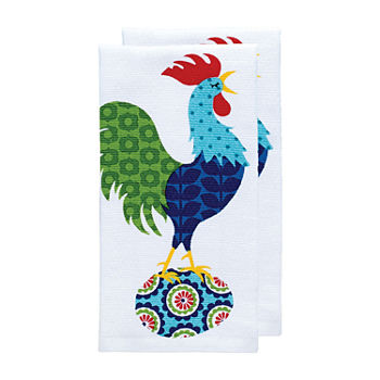 T-Fal Print Dual Rooster 2-pc. Kitchen Towel