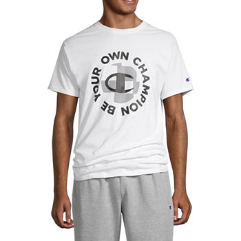 Champion Mens Crew Neck Short Sleeve Graphic T-Shirt