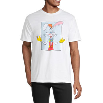 Roger Rabbit Mens Crew Neck Short Sleeve Regular Fit Graphic T-Shirt